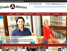 Tablet Screenshot of gradeamovers.com